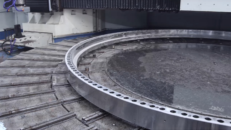 Proceso de rectificado CNC de 8.5 metros